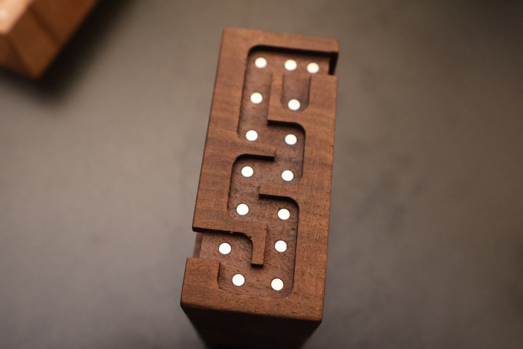 Walnut Wood Magnetic Maze (1 maze)