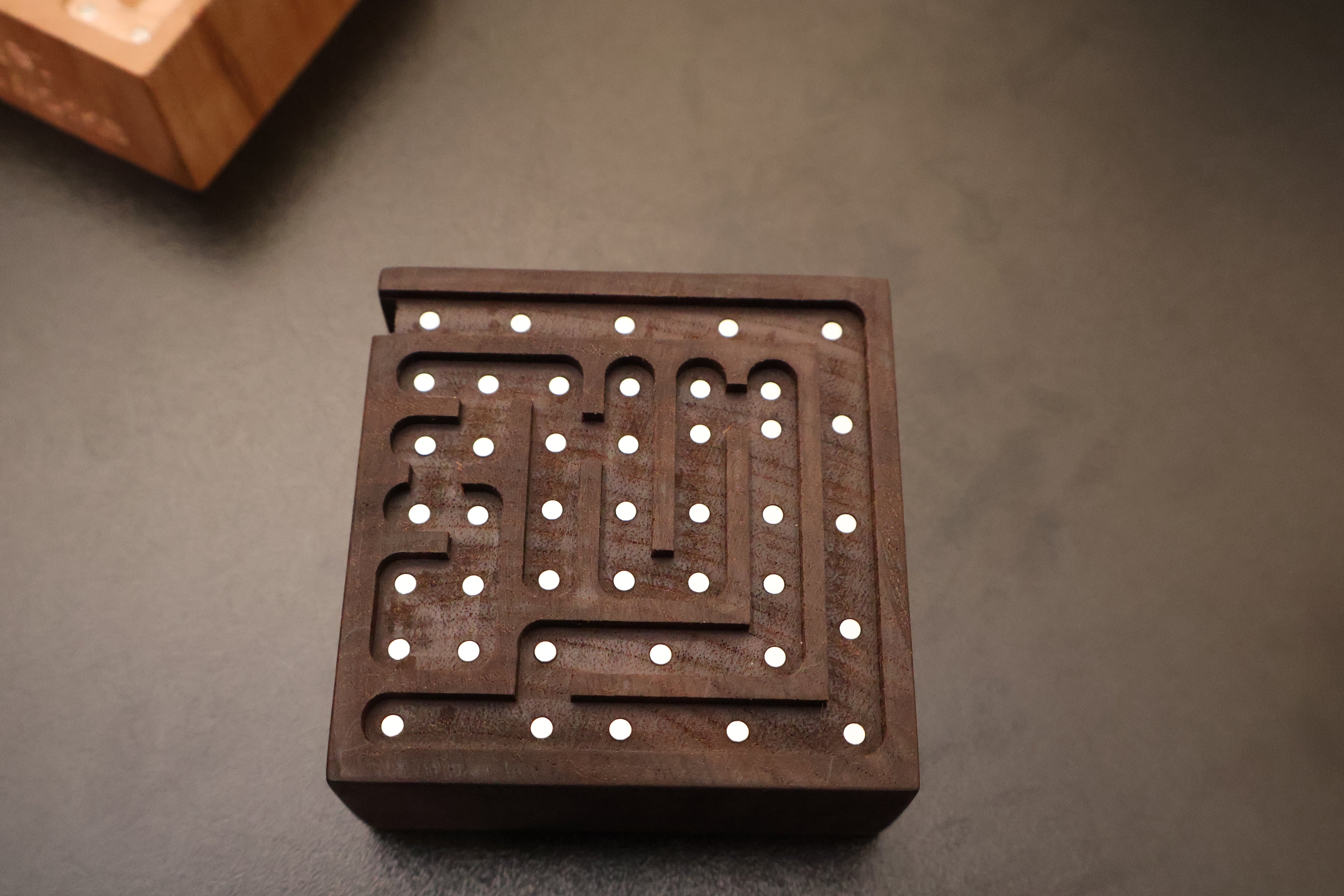 Walnut Wood Magnetic Maze (1 maze)