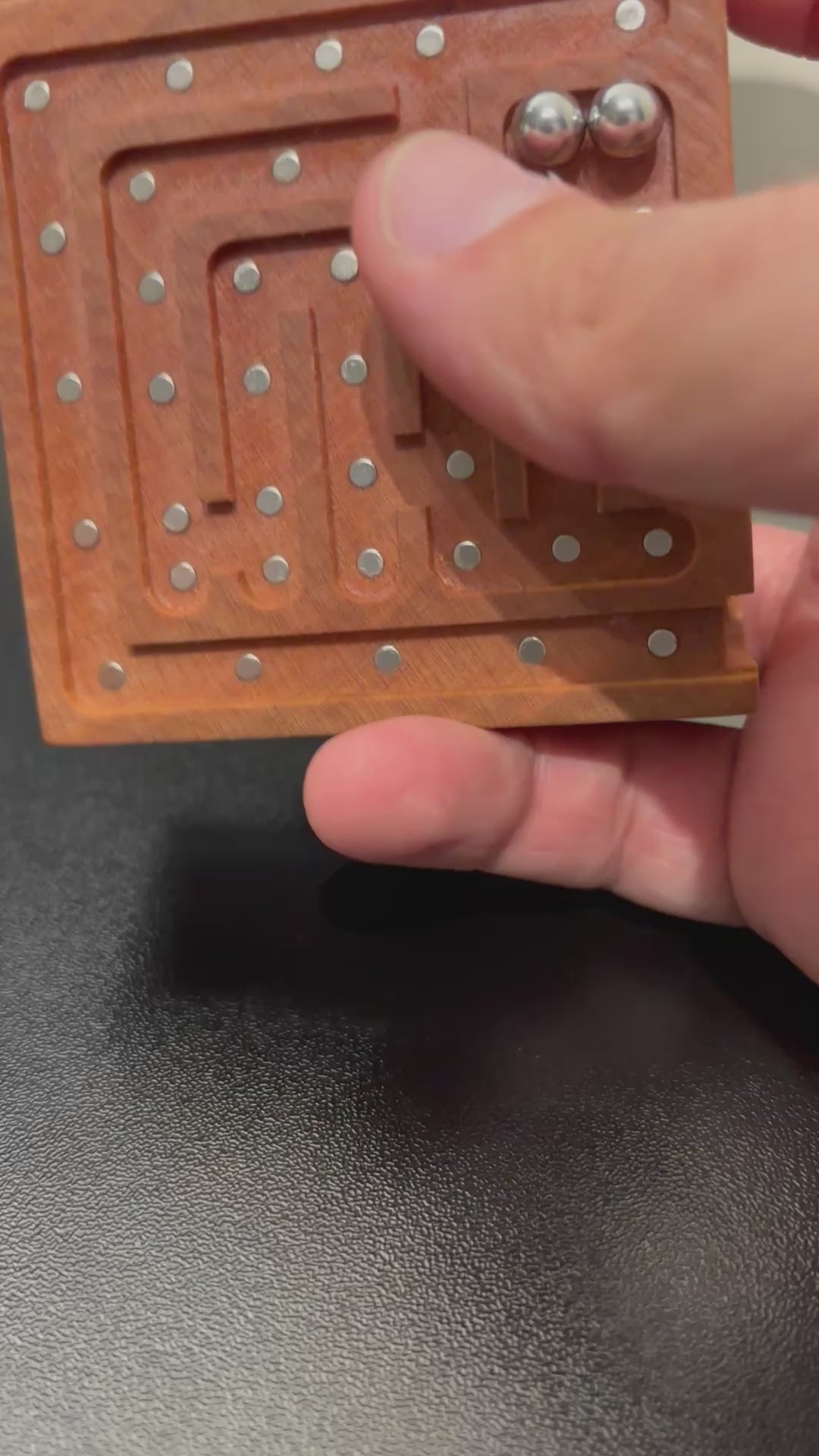 Maple Magnetic Maze Fidget Toy (1 maze)